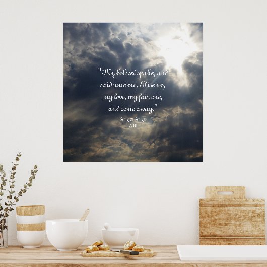 Liedjes 2:10 Sticker Poster (Keuken)