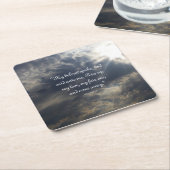 Liedjes 2:10 Vierkant Papier Onderzetter (Schuin)