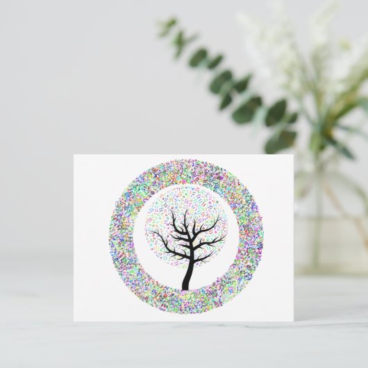 Liedjes in de Levensboom Briefkaart (Staand voorkant)