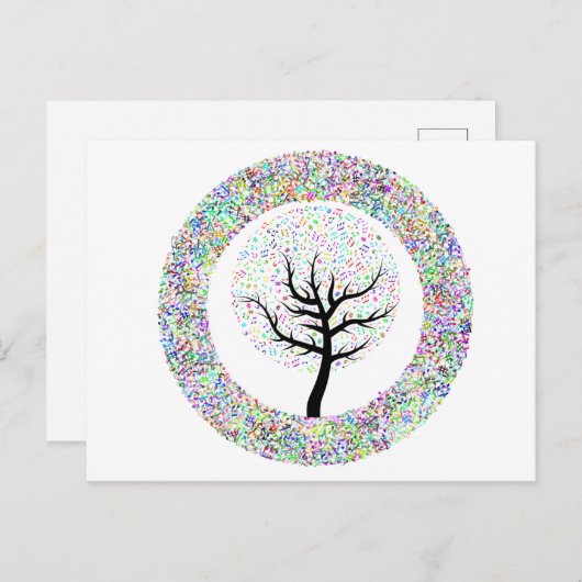 Liedjes in de Levensboom Briefkaart (Voorkant / Achterkant)