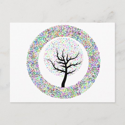 Liedjes in de Levensboom Briefkaart (Voorkant)