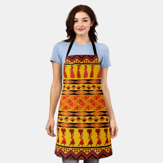 Liedjes van Afrika schort (Gedragen)