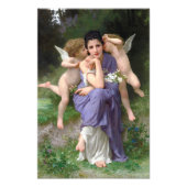 Liedjes van de lente door William Bouguereau Foto Afdruk (Voorkant)
