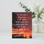 Liedjes van Joy Bible Verse Briefkaart (Staand voorkant)
