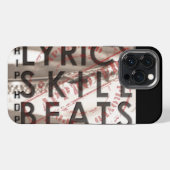 LIEDTEKSTEN VAARDIGHEID BEATS iPhone HOESJE (Achterkant horizontaal)