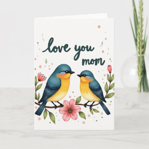 Liedvogel Lief Je Moeder Kaart
