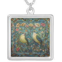 Liedvogels in liefde Art Nouveau