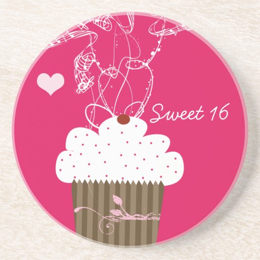 Lief 16 Cupcake Onderzetters (Voorkant)