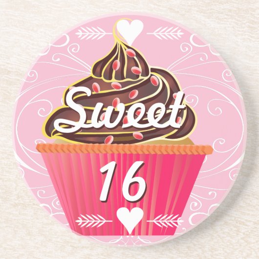 Lief 16 Cupcake Onderzetters (Voorkant)