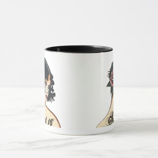 lief 16  meisje mok (Midden)