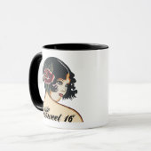 lief 16 meisje mok (Voorkant links)