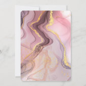 Lief 16 Roos Goud glitter meisjes verjaardagsfeest Kaart (Achterkant)