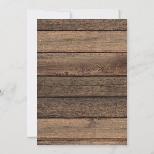 Lief 16 Verjaardag Baby's Breath Rustieke Boerderi Kaart (Achterkant)