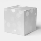 Lief 16 Verjaardag Zilver Bokeh Sparkle Light Bedankdoosjes (Achterkant)