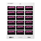 Lief 16 Verjaardagsfeestje Roze Bokeh Lights Etiket (Full Sheet)