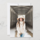 Lief 16 Zestiende Verjaardagsfeestfoto Kaart (Achterkant)