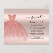 Lief 16 Zestiende Verjaardagsfeestuitnodiging (Voorkant)