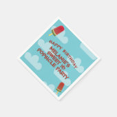 Lief 16 Zomer Popsicle Verjaardagsfeestje Servette Servet (Hoek)