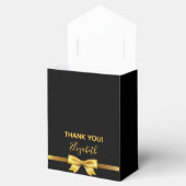 Lief 16 zwart glitter druppels dank u bedankdoosjes (Geopend)