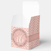 Lief 16e Verjaardag Leuk & Chique Roos Gouden Chev Bedankdoosjes (Geopend)