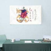 Lief 16e verjaardagsfeestje Bourgogne Rode Marine Spandoek (Beurs)