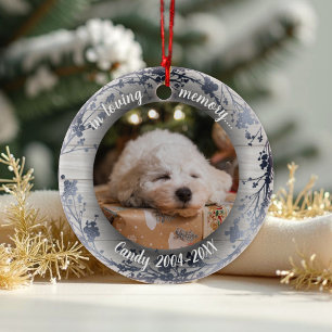 Lief Aandenken aan Huisdier met Foto Keramisch Ornament