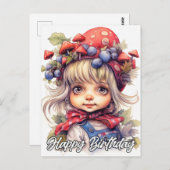 Lief Aard Boerenmeisje van het Platteland Briefkaart (Voorkant / Achterkant)