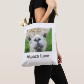 Lief Alpaca-foto Tote Bag (Dichtbij)
