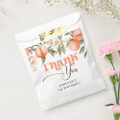 Lief als een perzik verjaardag dank u bedankzakje (Gezegeld)