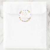 Lief als kan zijn Baby shower dank u Ronde Sticker (Tas)