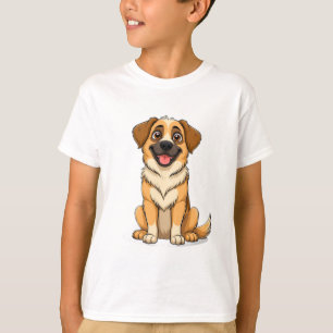 Lief Anatolische Herdershond Cartoon Hond T-shirt