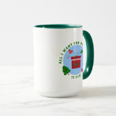 Lief Anime Koppel Kerstmis Mok (Voorkant rechts)