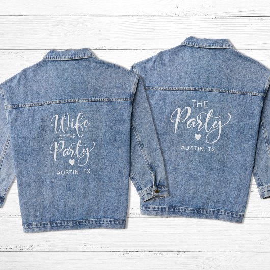 Lief Austin Bachelorette-feestje Denim Jacket