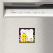 Lief Baby Bee Meisje Dank je Magnet (Insitu (Vaatwasser))
