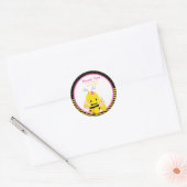 Lief Baby Bee Meisje Dank je Sticker (Envelop)