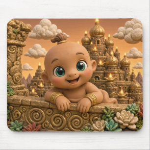 Lief baby-genie, mythisch muismat
