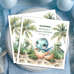 Lief baby jongen babyshower servetten komen binnen