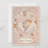 Lief Baby Meisje  Baby shower Kaart (Voorkant)