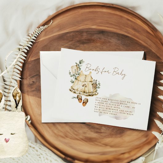 Lief Baby Meisje Boho Boeken Voor Baby Behuizing Informatiekaartje