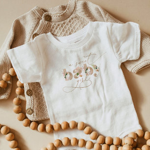 Lief baby meisje gouden letters baby shower romper
