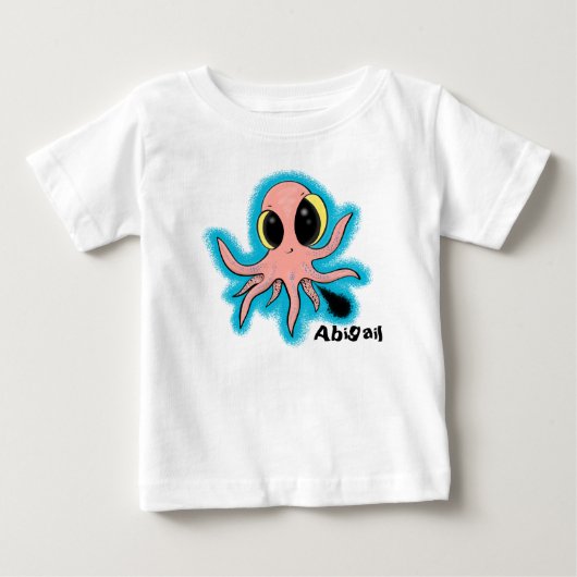Lief baby octopus cartoon ontwerp (Voorkant)