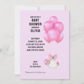 Lief Baby shower Meisje Kaart (Voorkant)