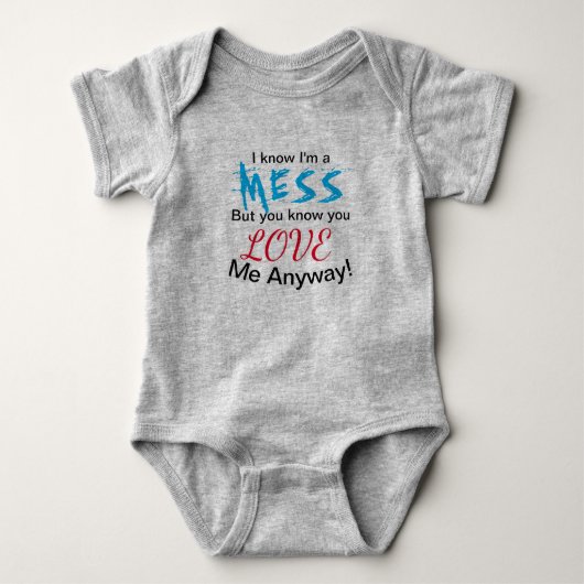 Lief babybody Baby Bodysuit (Voorkant)