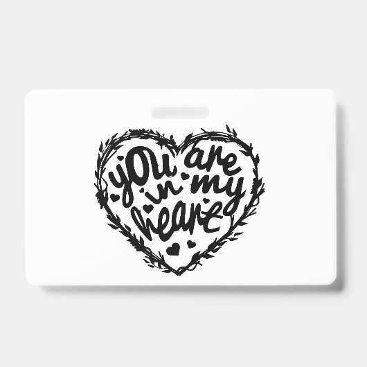 Lief badge (Voorzijde)
