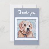 Lief Beagle Puppy dank u Bedankkaart (Voorkant)