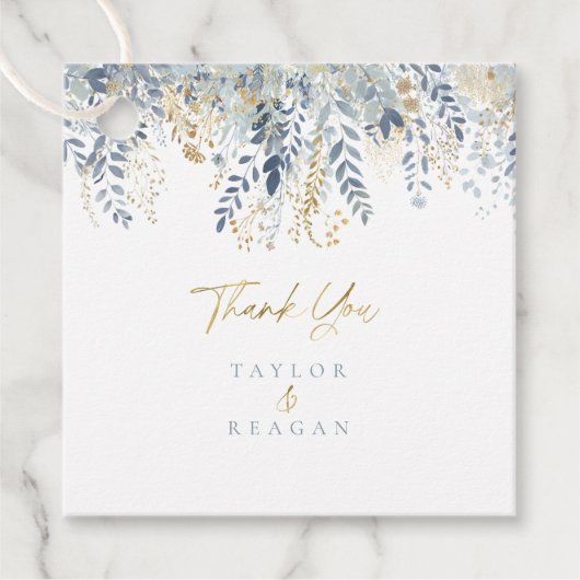 Lief Bloemen Bruiloft Dank u ID1045 Bedankjes Labels (Voorkant)