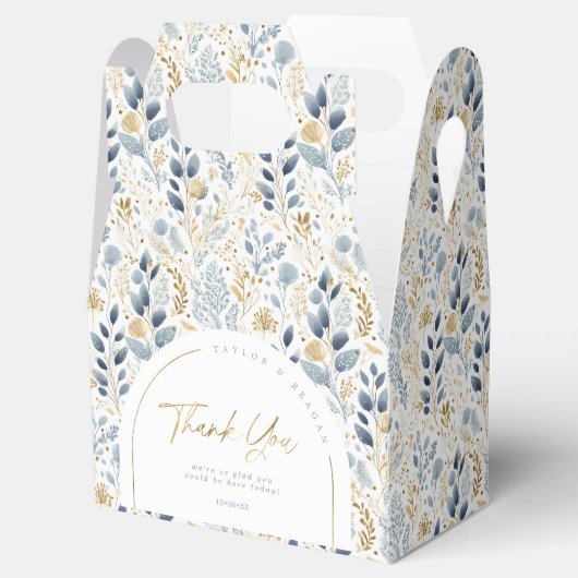 Lief Bloemen Bruiloft Patroon Dank u ID1045 Bedankdoosjes (Geopend)