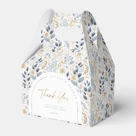 Lief Bloemen Bruiloft Patroon Dank u ID1045 Bedankdoosjes (Voorkant Zijde)
