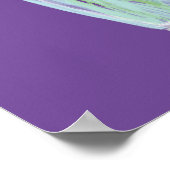 Lief  Bloemen +Custom Naam Poster (Hoek)