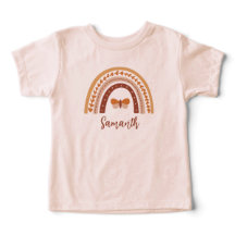 Lief boho regenboog monogram naam babymeisje